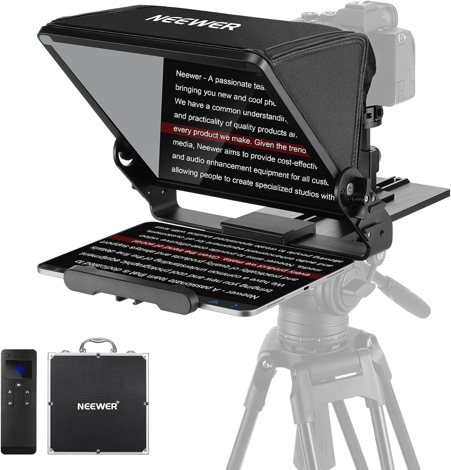 Camera Cold Shoe - Teleprompter for iPad Tablets with Arca-Type