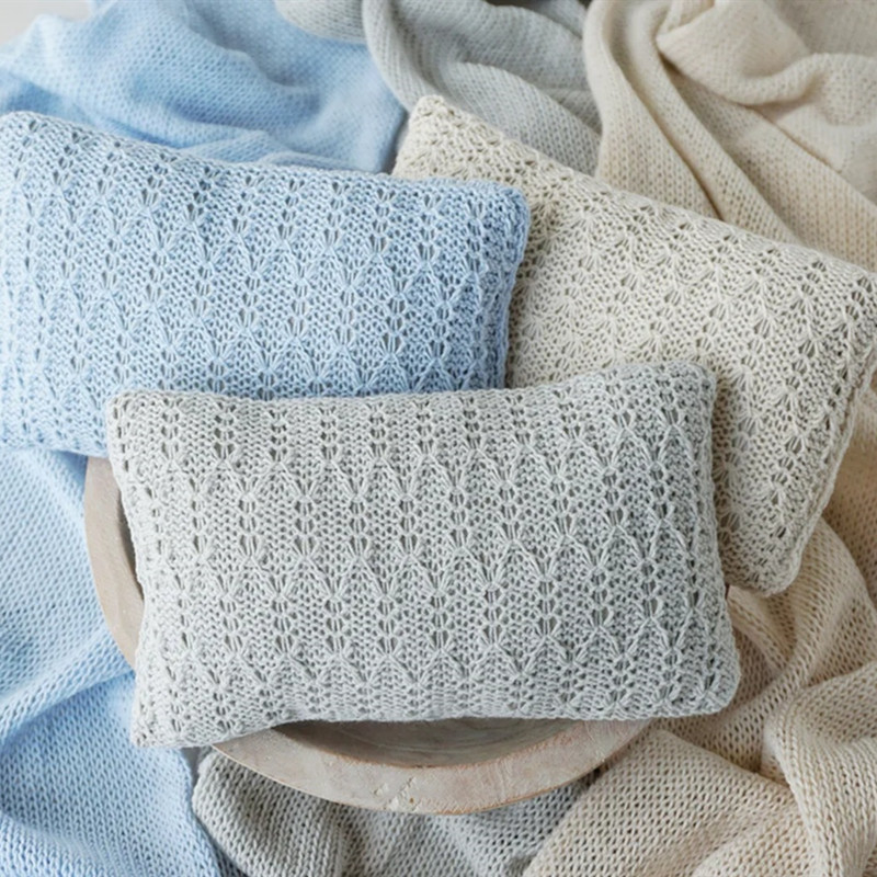 Photography Newborn - 2023 newborn knit fabric pillow and
