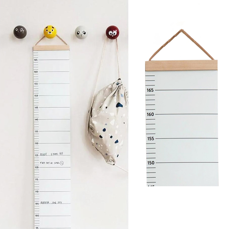 Photography Rules - Nordic Children Height Ruler Canvas Hanging