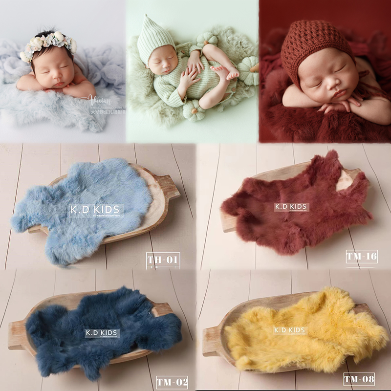 Photography Newborn - Newborn Photography Accessories Baby Blankets Natural