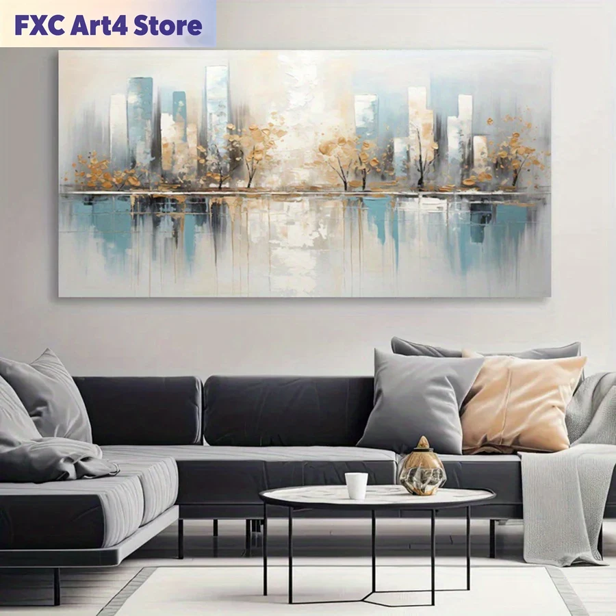 Photography Geometry - Frameless Modern Abstract Canvas Art -