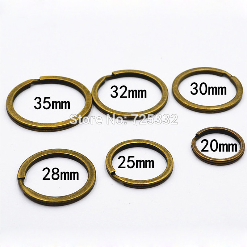 Photography Rules - 100pcs DIY Key Ring Metal Vintage