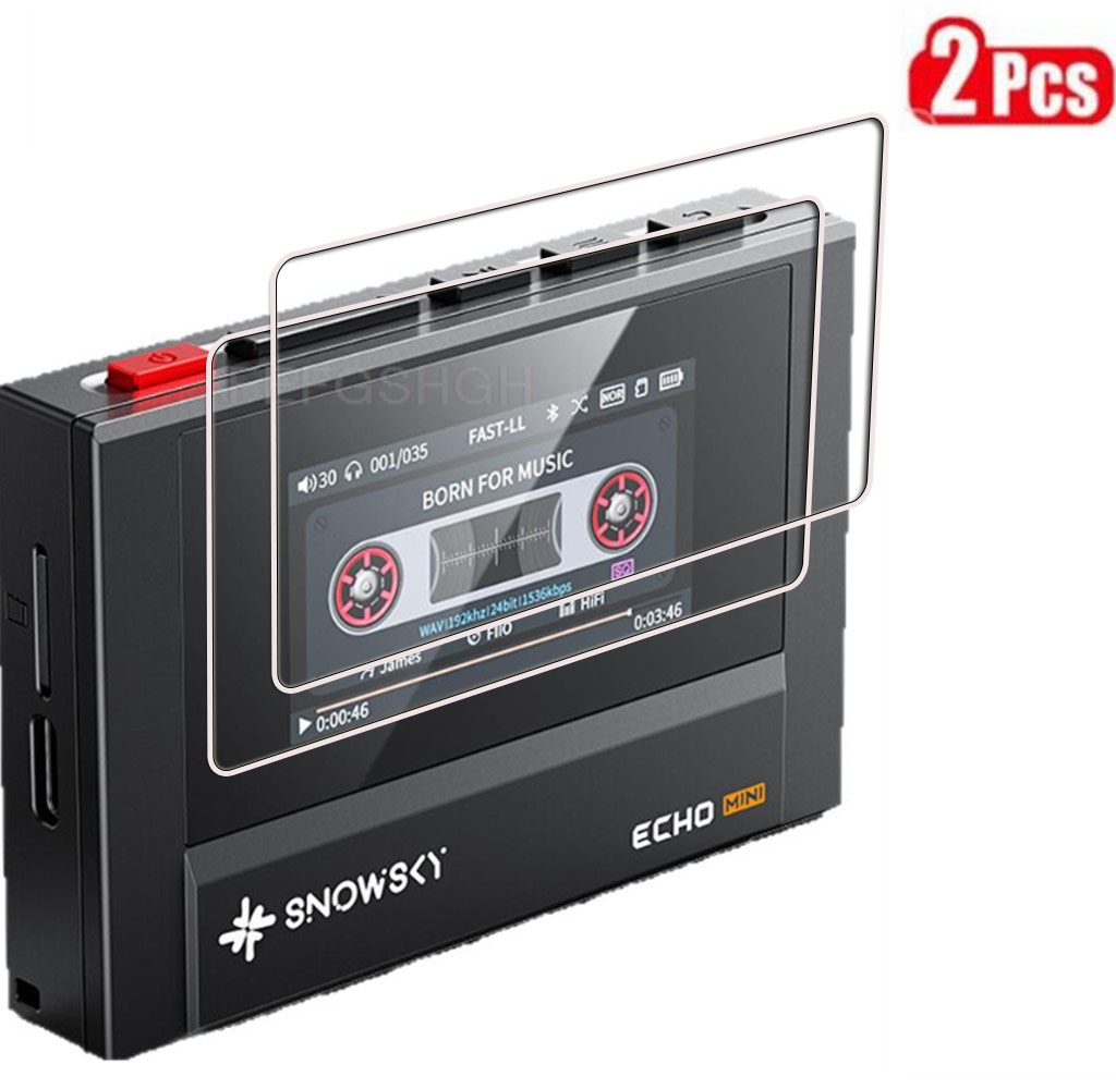 Photograph Mp3 - 2PCS 9H Tempered Glass For SnowSky/FiiO