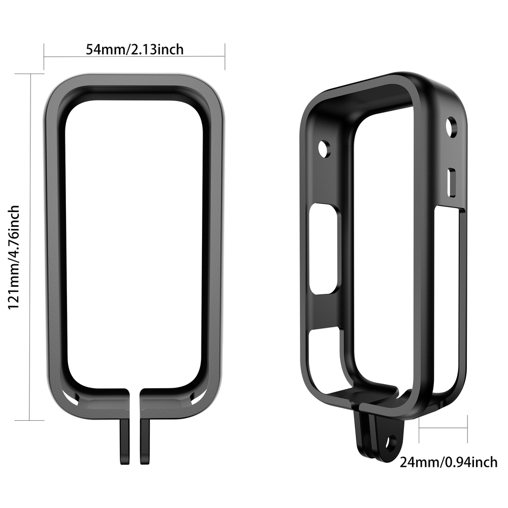Camera Cold Shoe - 1pc Lightweight Black ABS Bezel Case