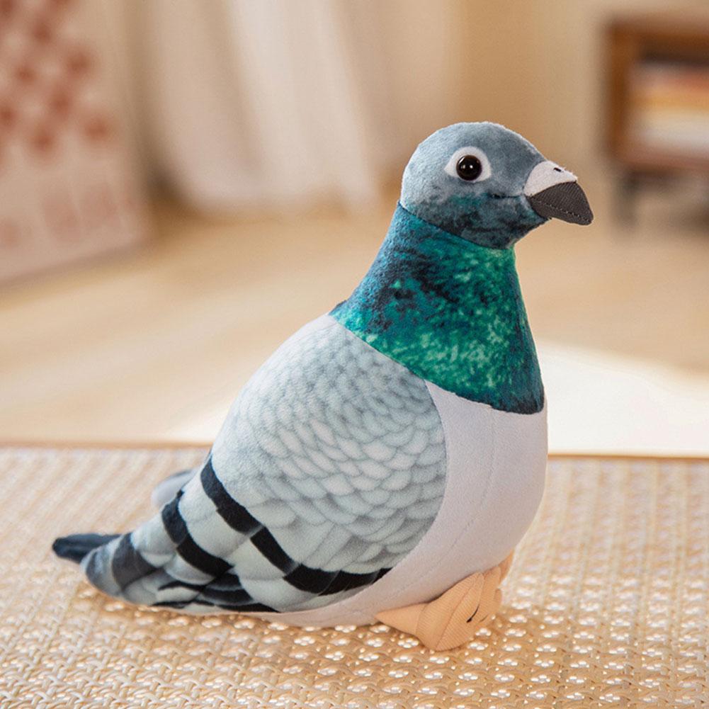 Photography Simulator - Lifelike Bird Plush Toys Simulation White