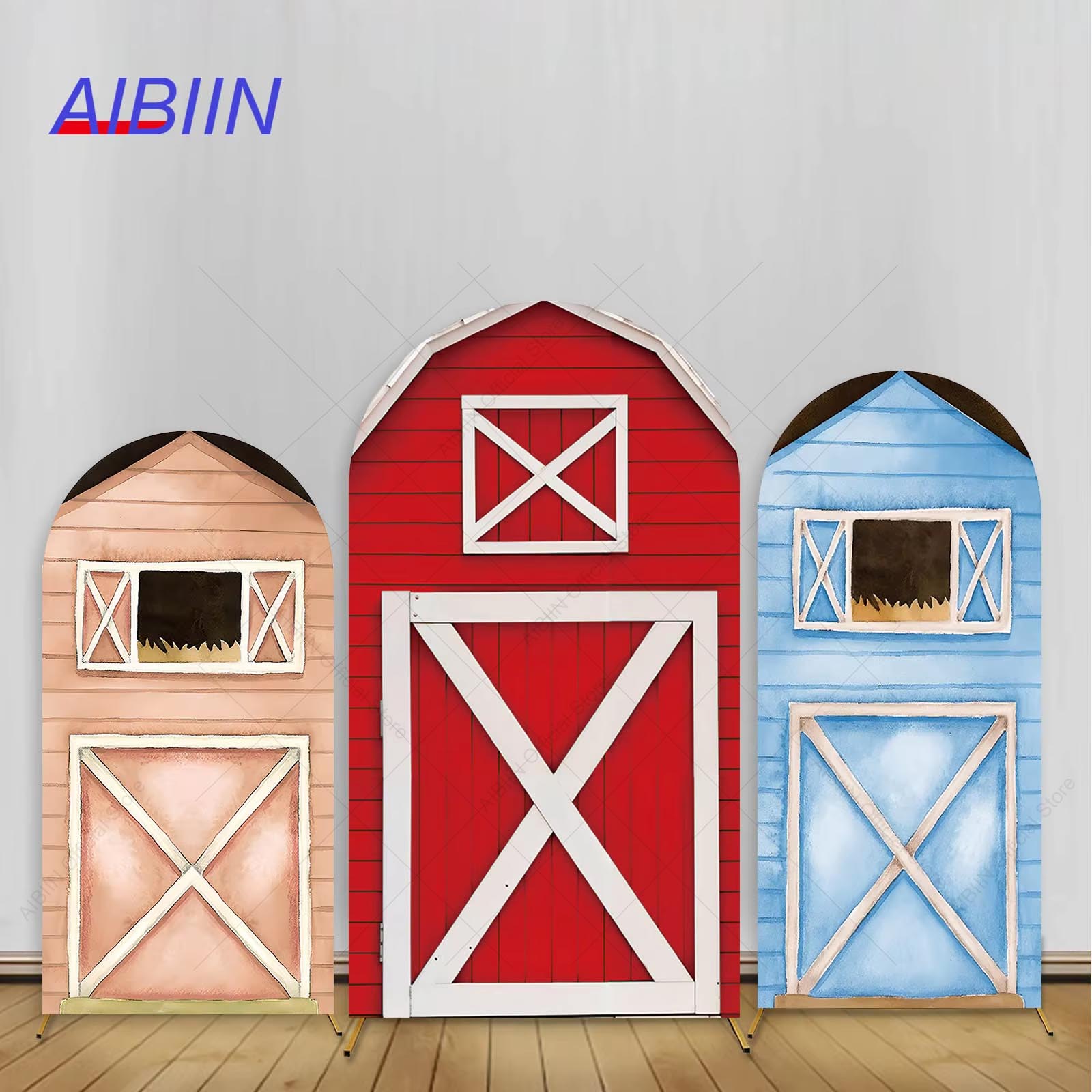Farm Theme Arch Backdrop Cover - Photography Architecture ulasan dan harga