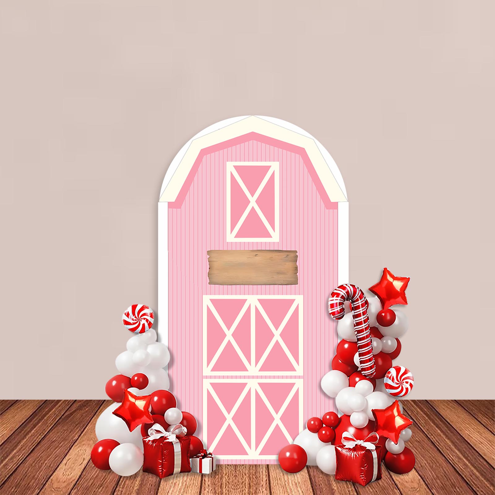 Farm Theme Arch Backdrop Cover - Photography Architecture ulasan dan harga