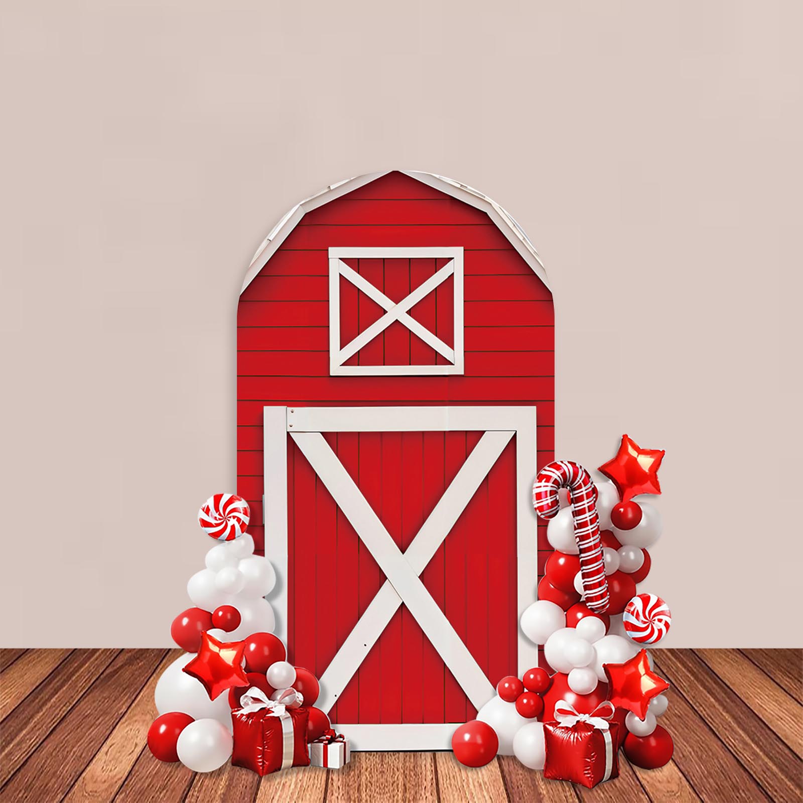 Farm Theme Arch Backdrop Cover - Photography Architecture ulasan dan harga