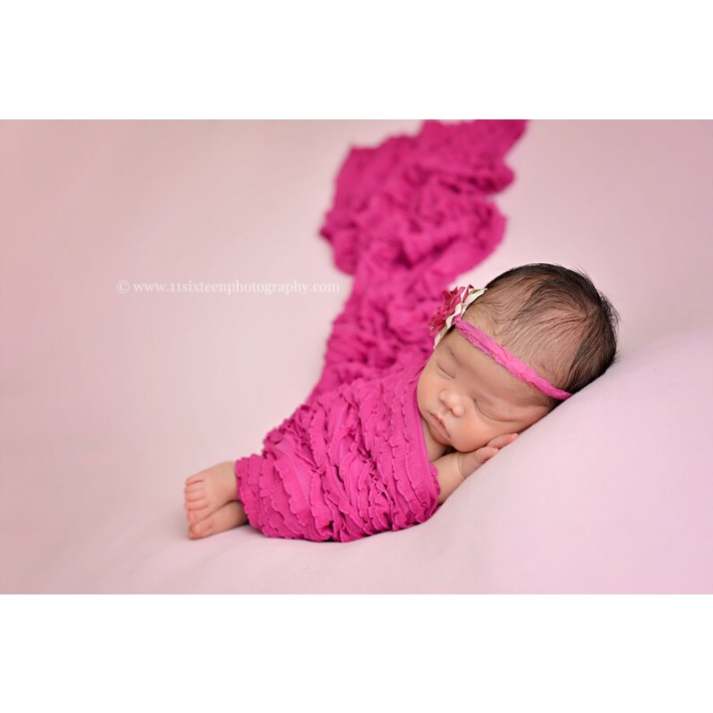 Soft Ruffle Wrap for Newborns  - Photography Newborn ulasan dan harga