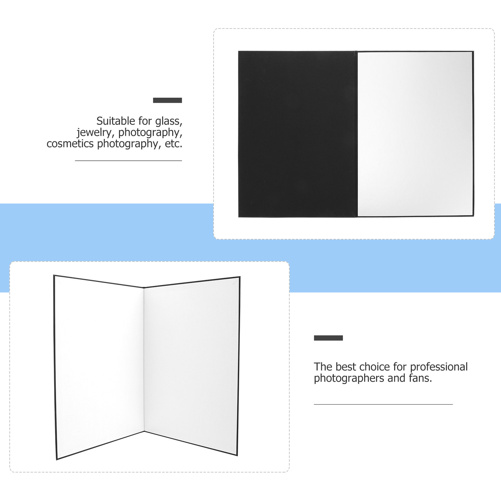 Foldable A4 Photography Cardbo - Photography Black And White ulasan dan harga
