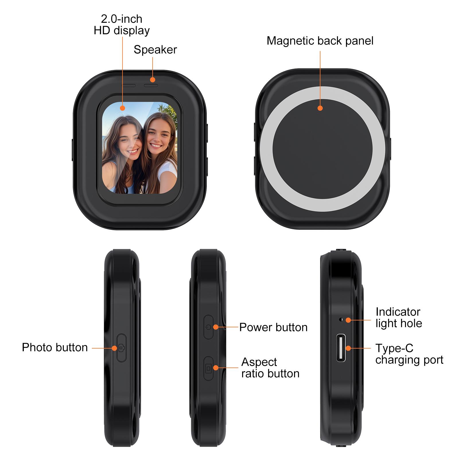 PULUZ Magnetic Phone Vlog Self - Photography Zoom ulasan dan harga