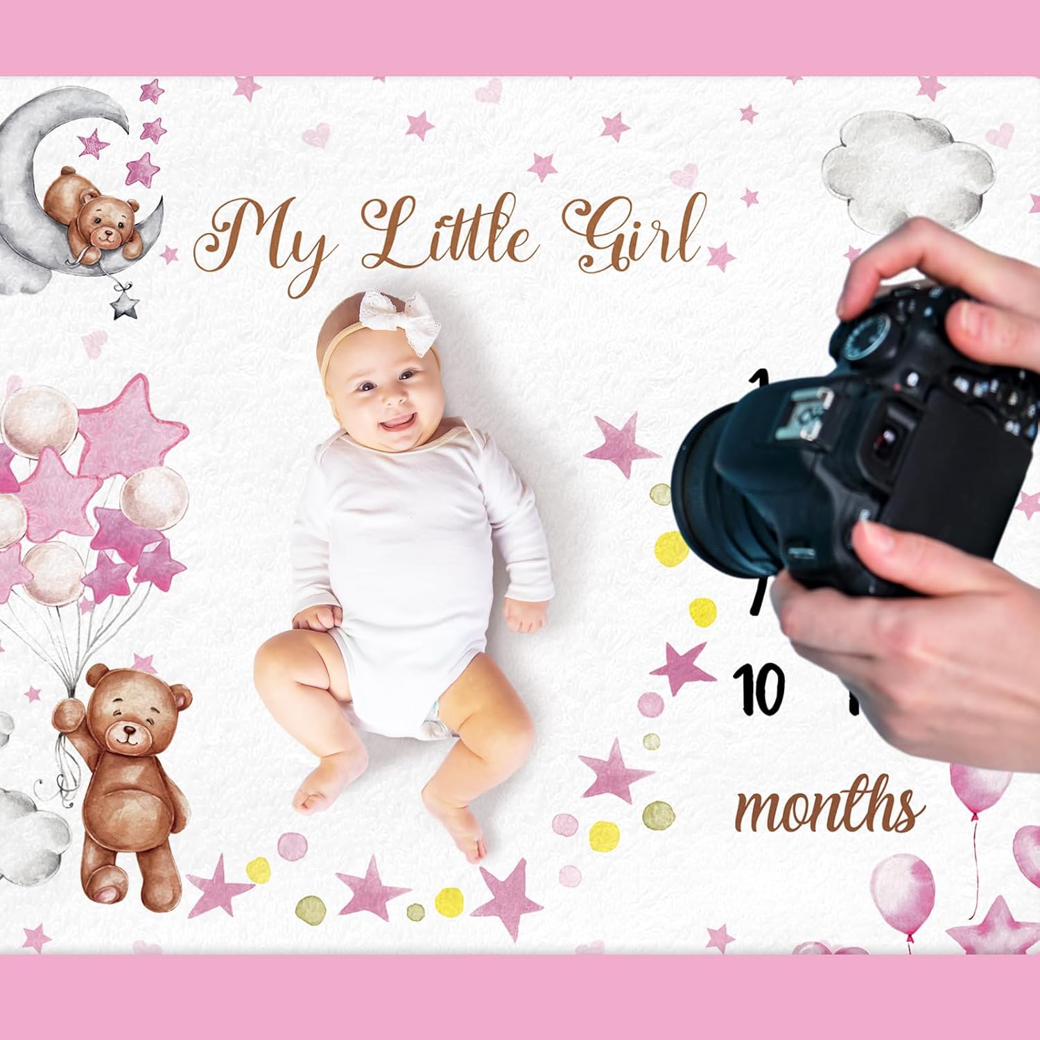 VIKAMA Monthly Baby Growth Mil - Photography Newborn ulasan dan harga