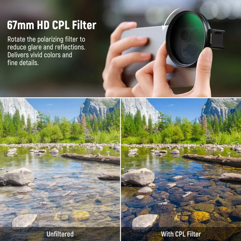 2026 FL-41 67mm CPLWaterproof  - Camera Cold Shoe ulasan dan harga