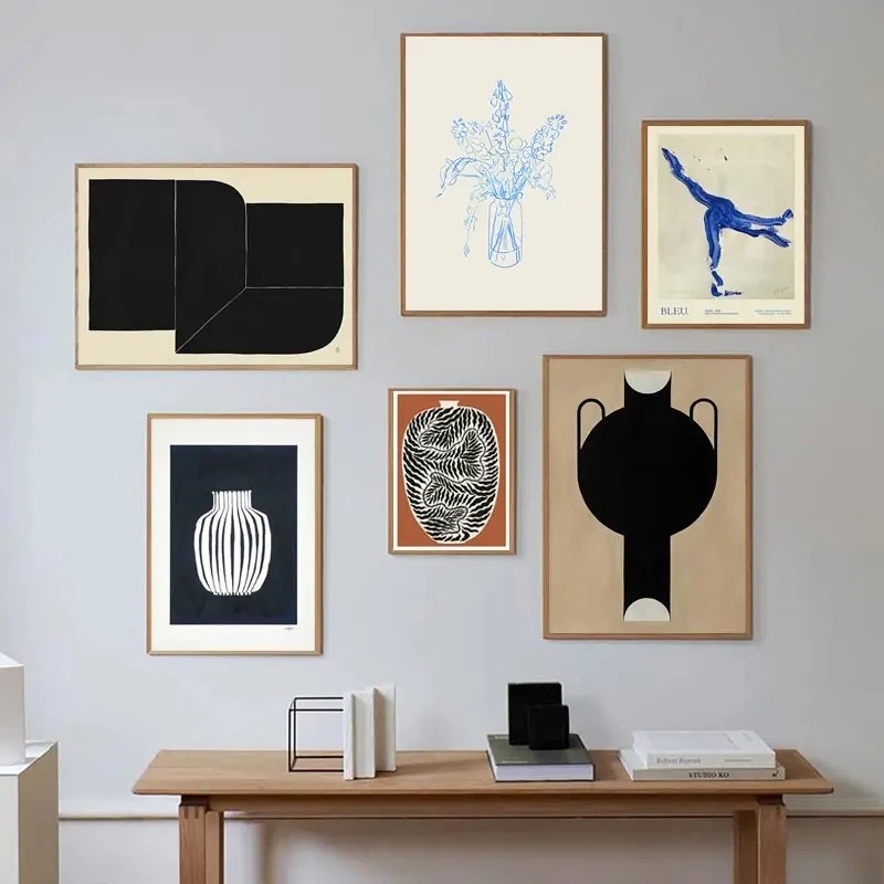 1pc frameless Abstract Minimal - Photography Geometry ulasan dan harga