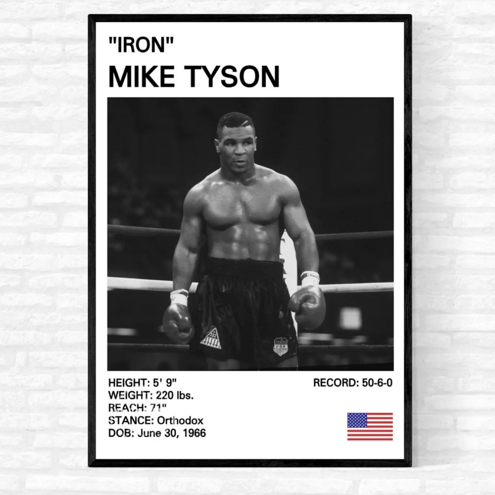 Black and White Boxing Legends - Photography Black And White ulasan dan harga