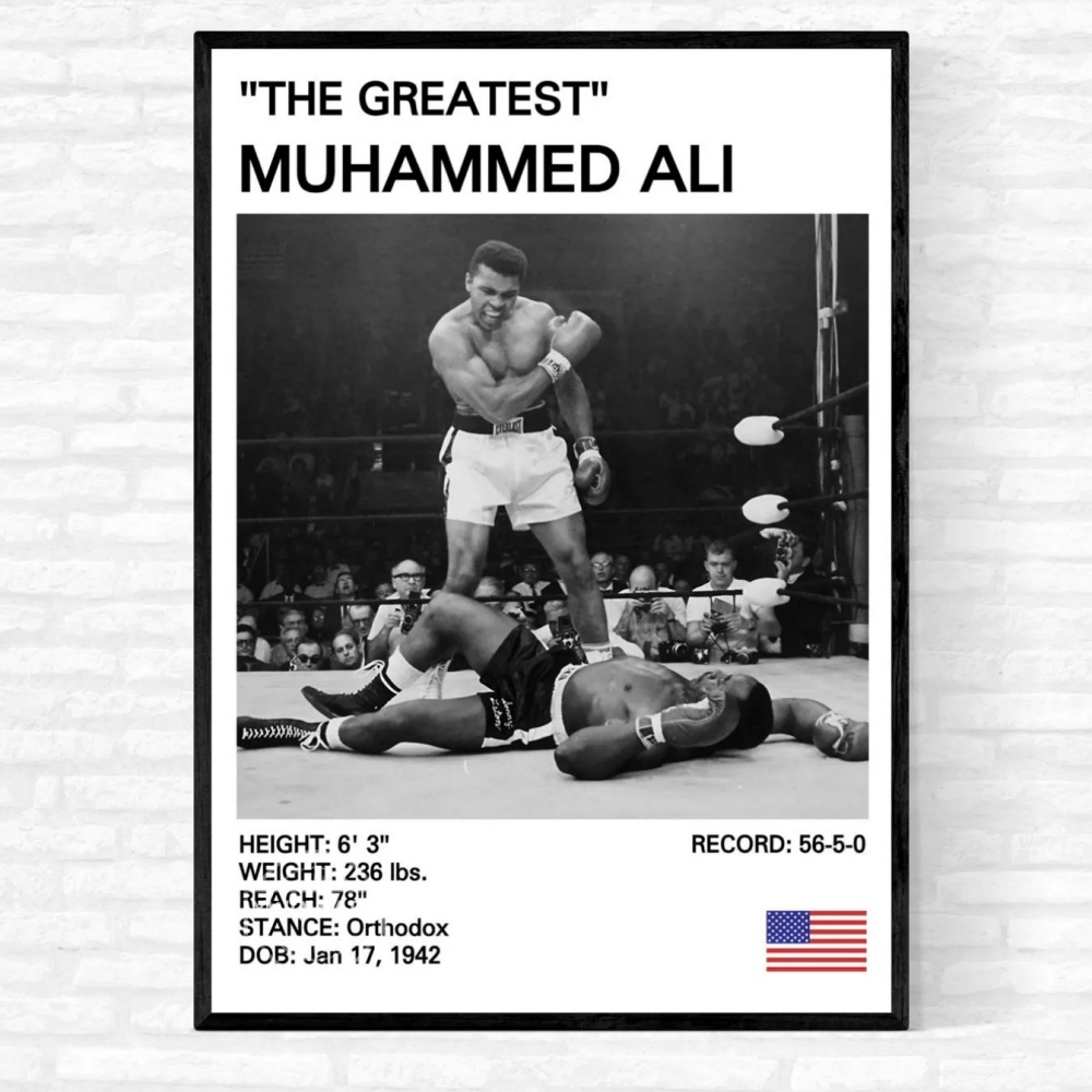 Black and White Boxing Legends - Photography Black And White ulasan dan harga