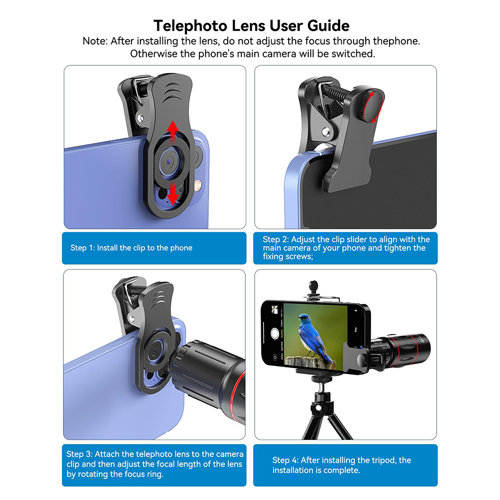18/36/64X Mobile Phone Camera  - Photography Zoom ulasan dan harga