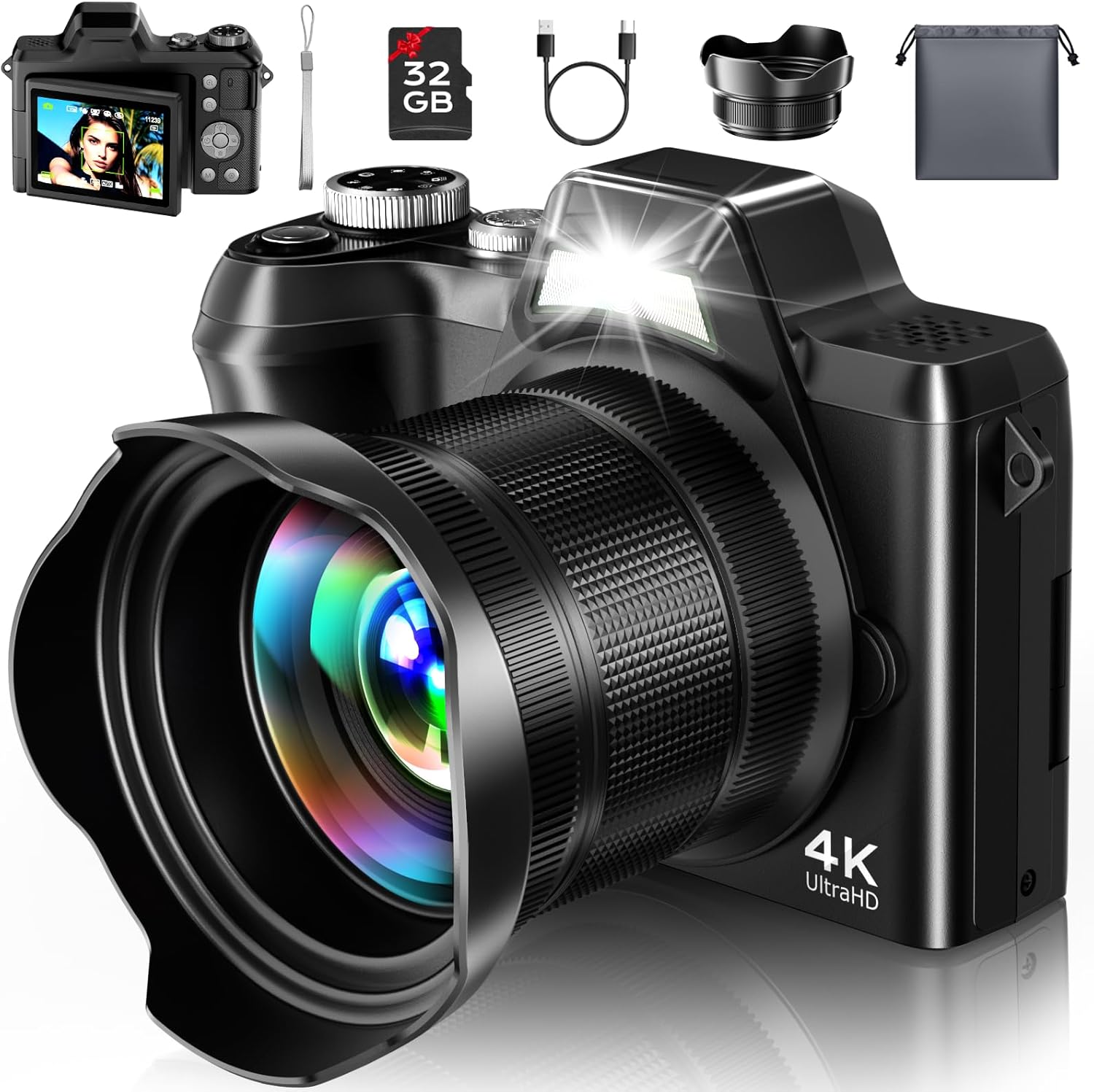 4K Travel Photography Digital  - Photography Zoom ulasan dan harga