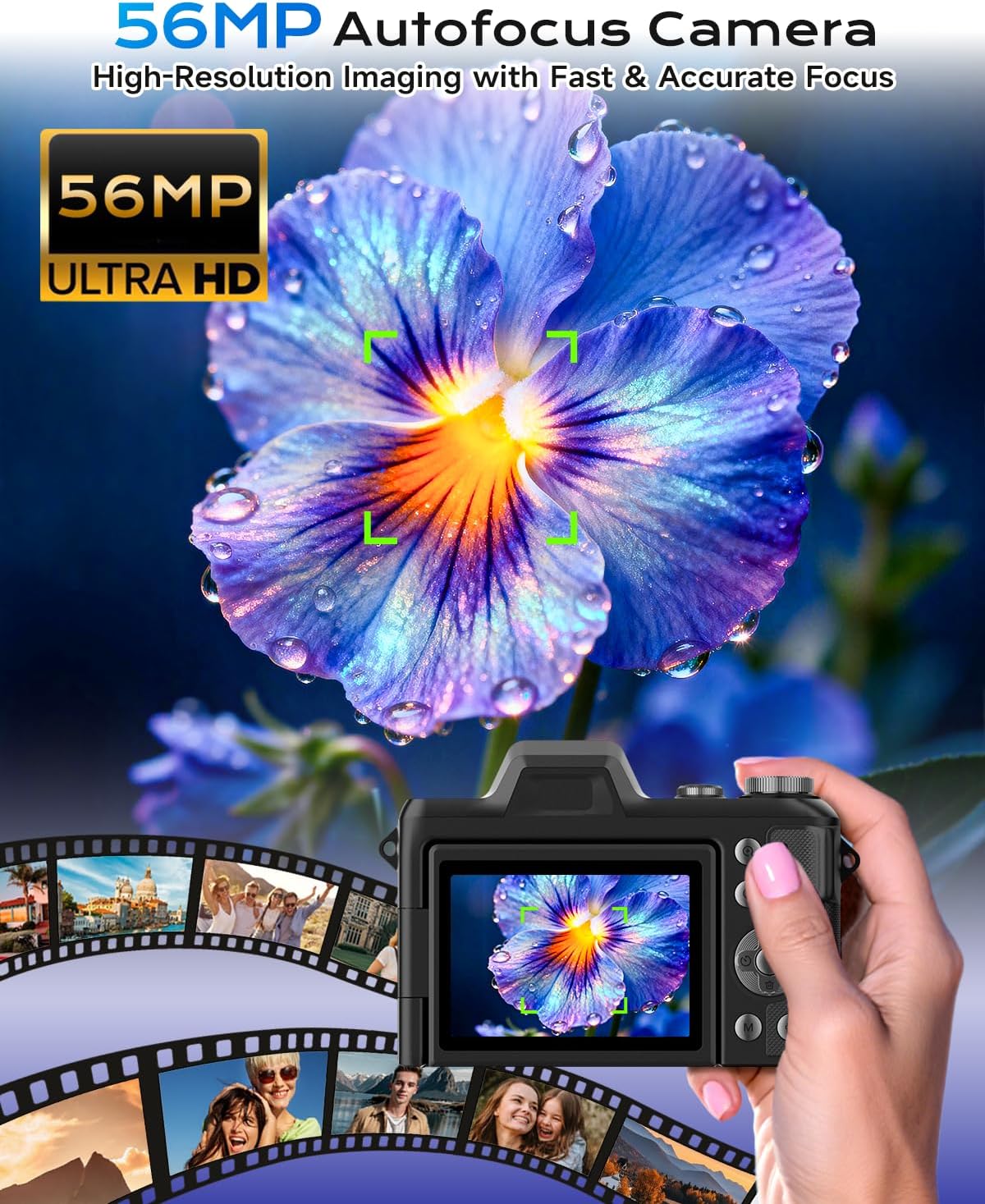 4K Travel Photography Digital  - Photography Zoom ulasan dan harga