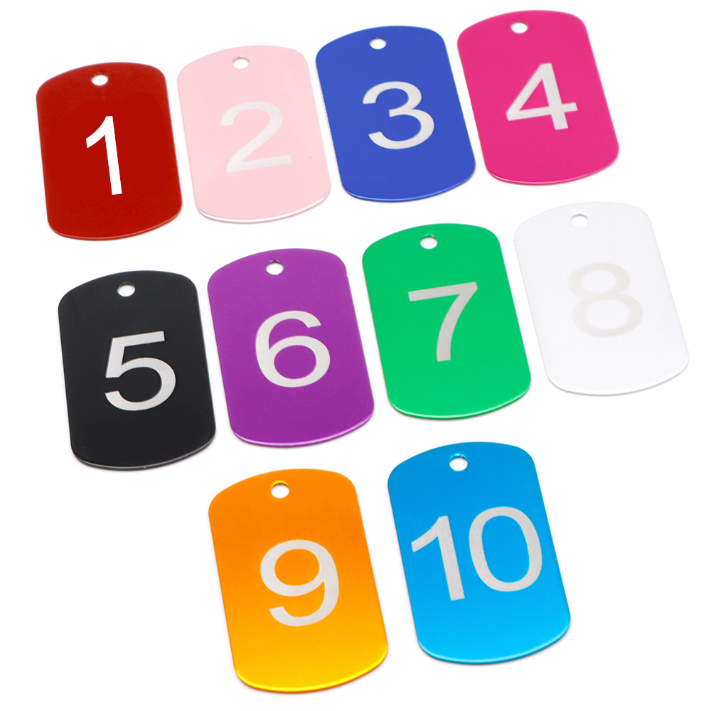 Number Tag Rectangular Aluminu - Photography Rules ulasan dan harga