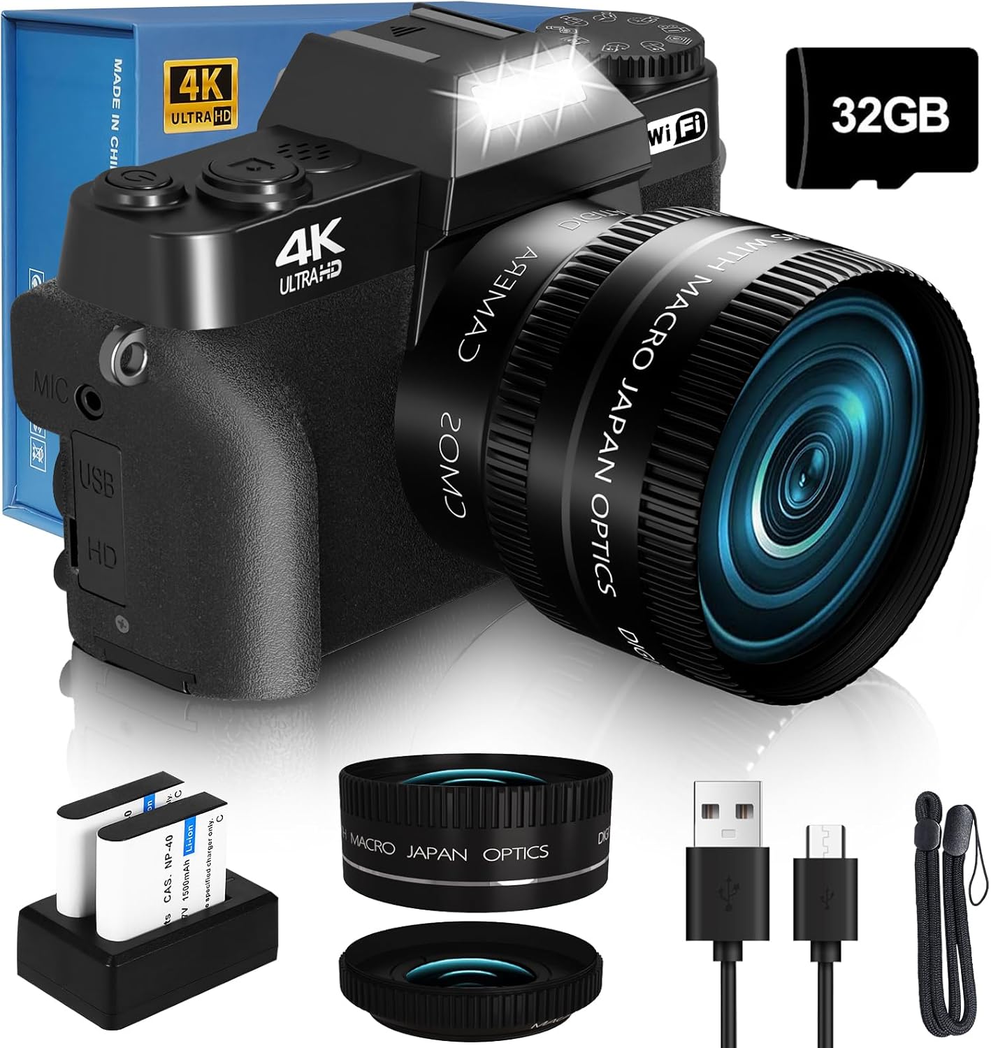 Digital Camera for Vlogging an - Photography Zoom ulasan dan harga