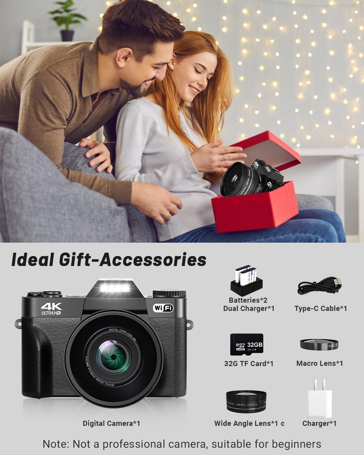 Digital Camera for Vlogging an - Photography Zoom ulasan dan harga