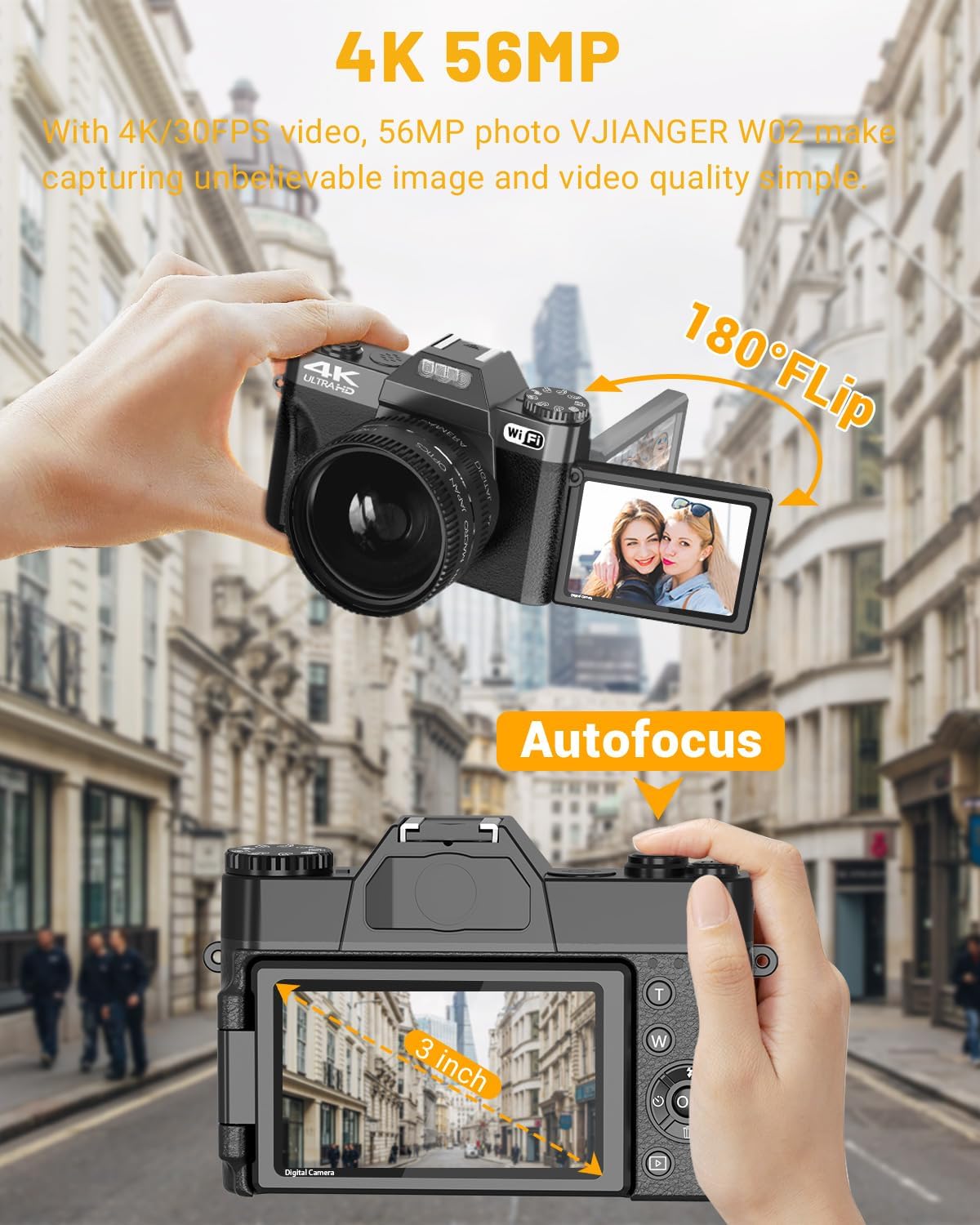 Digital Camera for Vlogging an - Photography Zoom ulasan dan harga