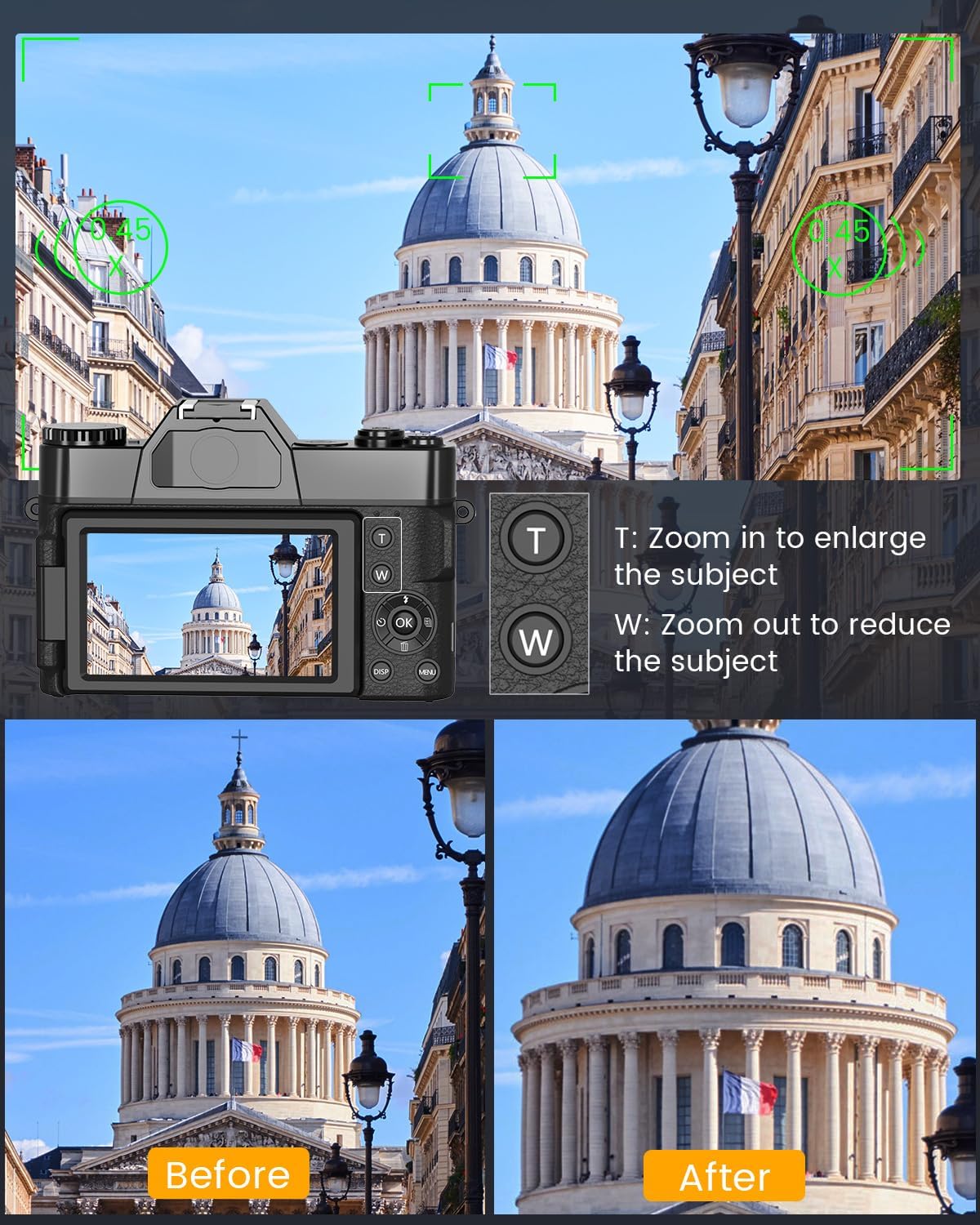 Digital Camera for Vlogging an - Photography Zoom ulasan dan harga