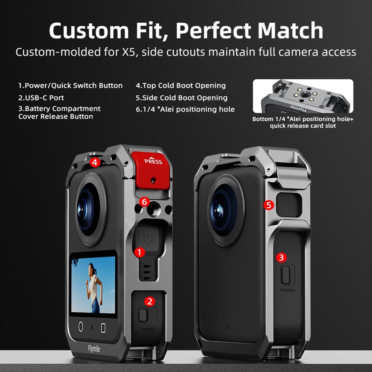 N05R Flymile Metal Protective  - Camera Cold Shoe ulasan dan harga