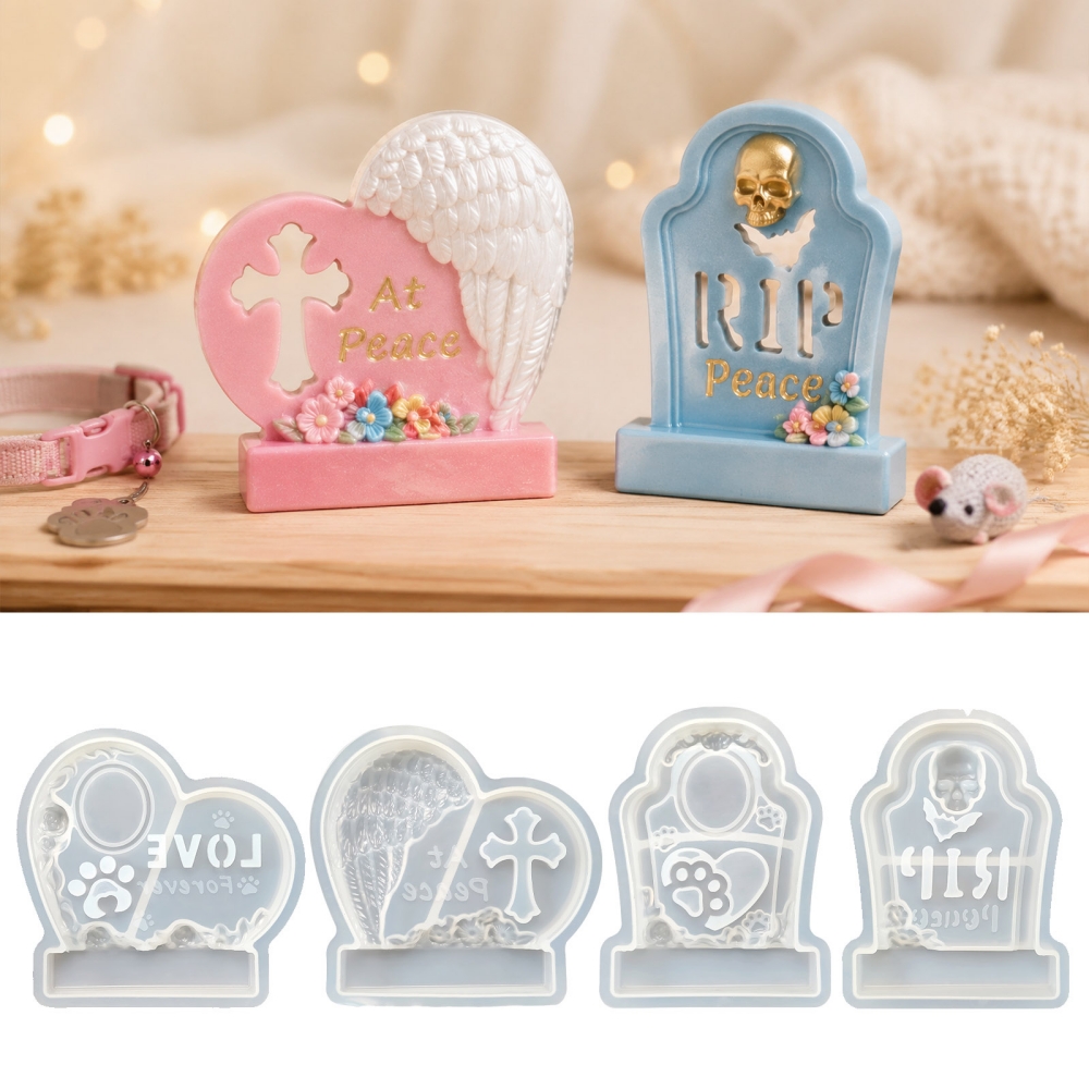 S0304 Heart-Shaped Tombstone M - Photography Types ulasan dan harga