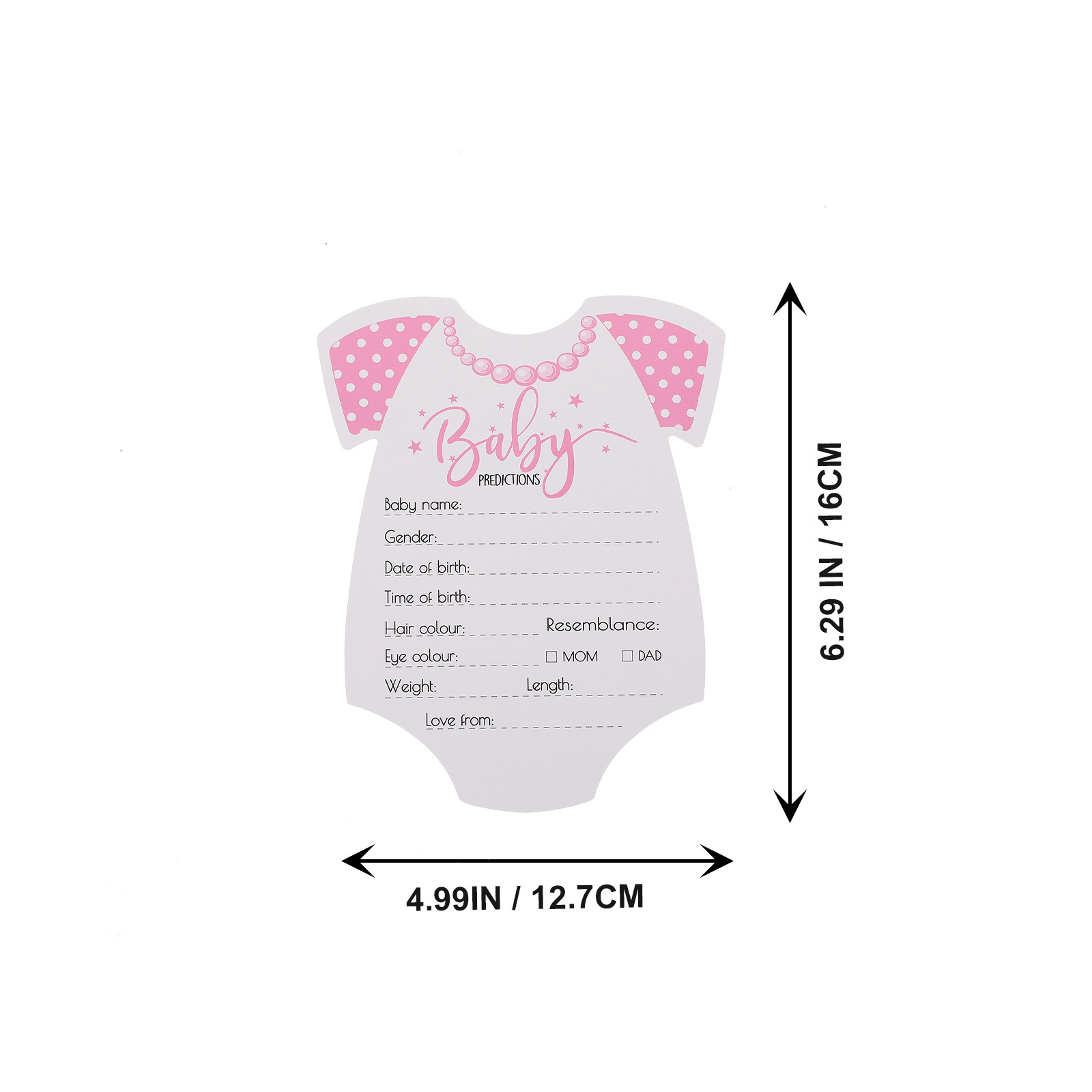 20Pcs Baby Shower Prediction A - Photography Meaning ulasan dan harga