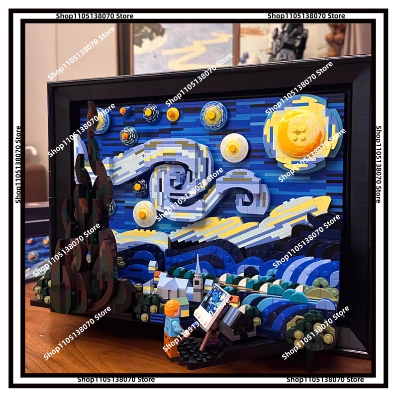 Van Gogh Starry Night 3D Build - Photography Architecture ulasan dan harga