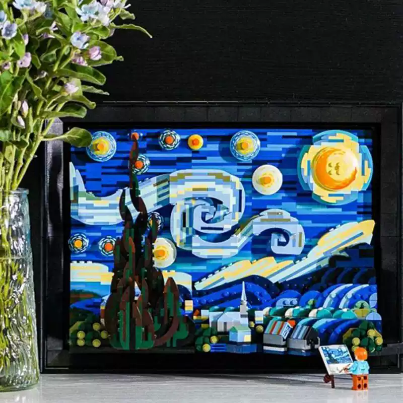 Van Gogh Starry Night 3D Build - Photography Architecture ulasan dan harga
