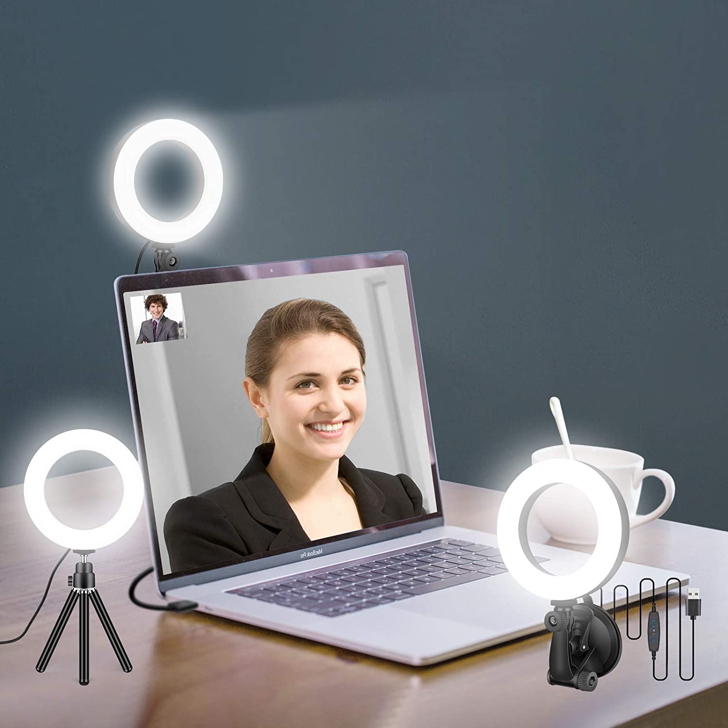 16cm Ring Light for Zoom Meeti - Photography Zoom ulasan dan harga