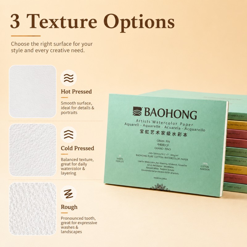 BaoHong Artist Grade Watercolo - Photography Architecture ulasan dan harga