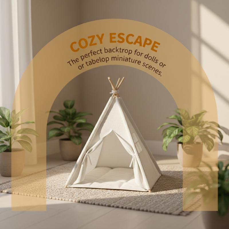 [JN] 1:12 Scale Camping Tent M - Photography Simulator ulasan dan harga
