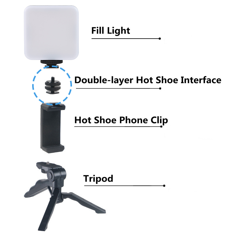 1/4 Hot Shoe Mount Phone Holde - Camera Cold Shoe ulasan dan harga