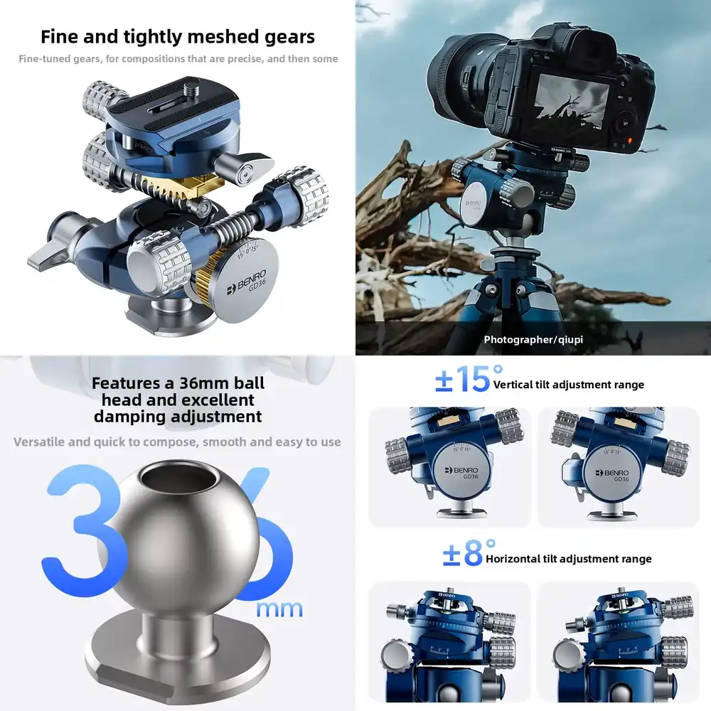 BENRO GD36PT Aluminum 3-Way Ge - Photography Landscape ulasan dan harga